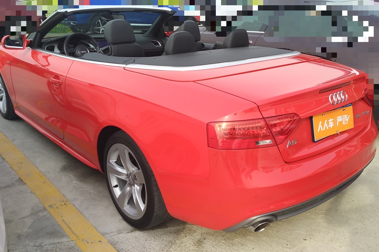奥迪a5敞篷45tfsi进口2016款20t自动汽油进取型